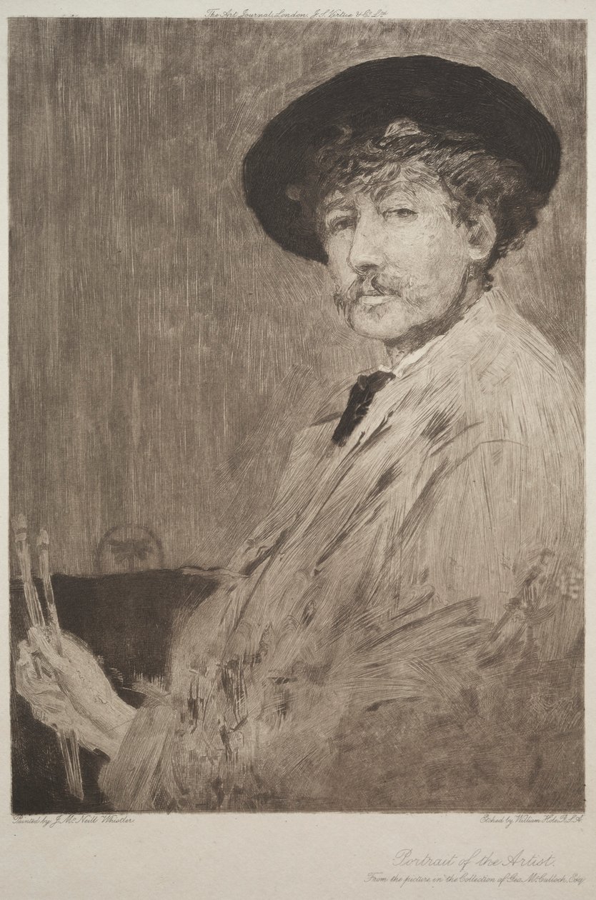 James McNeill Whistler, 1897. af William Brassey Hole