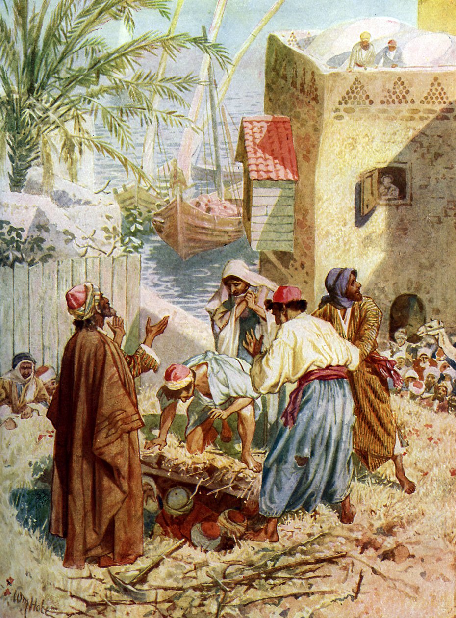 Jesus helbreder en lam mand - Bibelen af William Brassey Hole