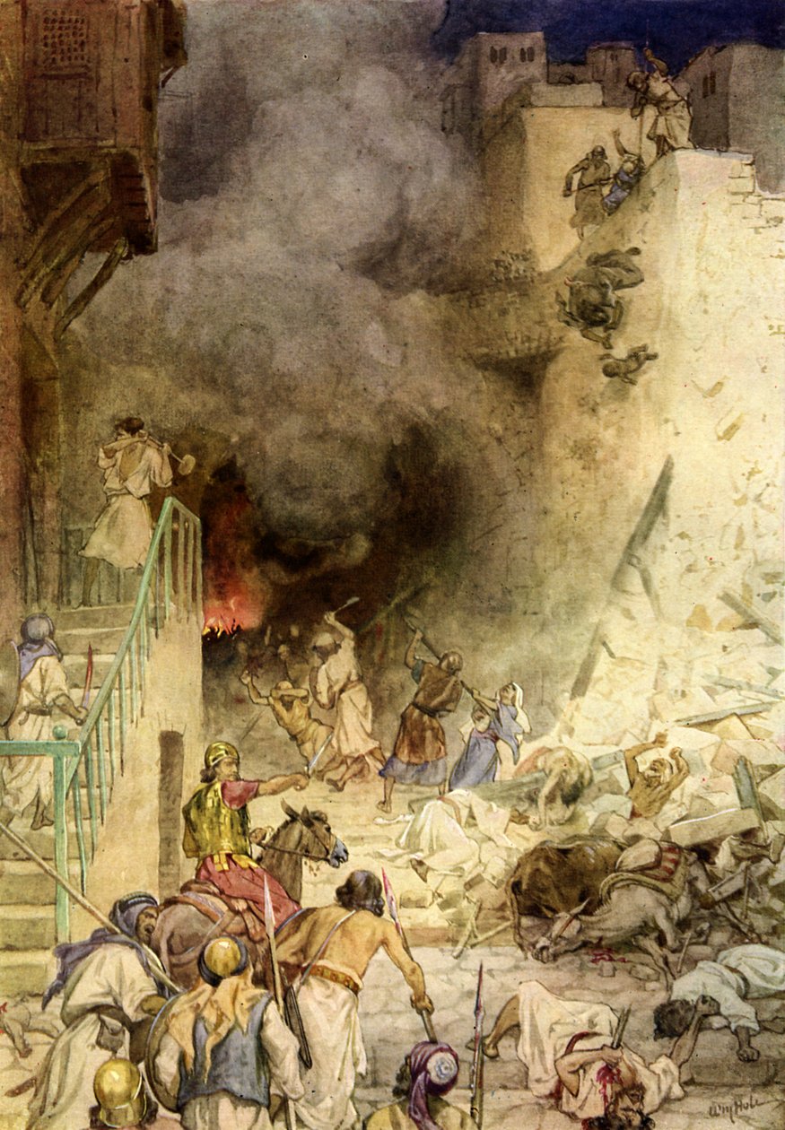 Jerikos ødelæggelse - Bibelen af William Brassey Hole
