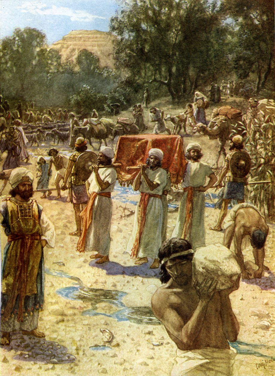 De israelitiske præster, der holdt arken - Bibelen af William Brassey Hole