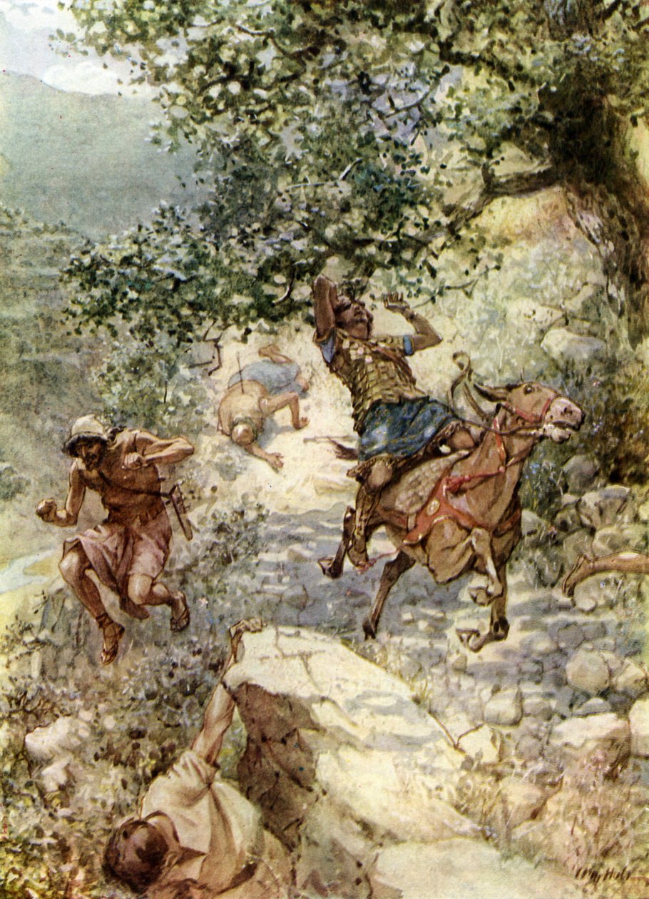 Absaloms død - Bibelen af William Brassey Hole