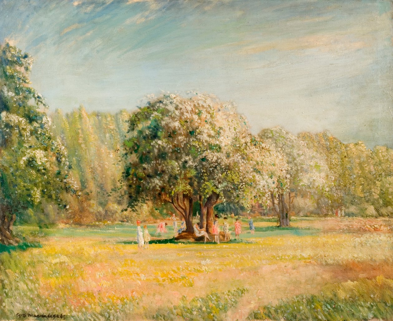 Blossom Time, Epping Forest, Essex af William Brown MacDougall
