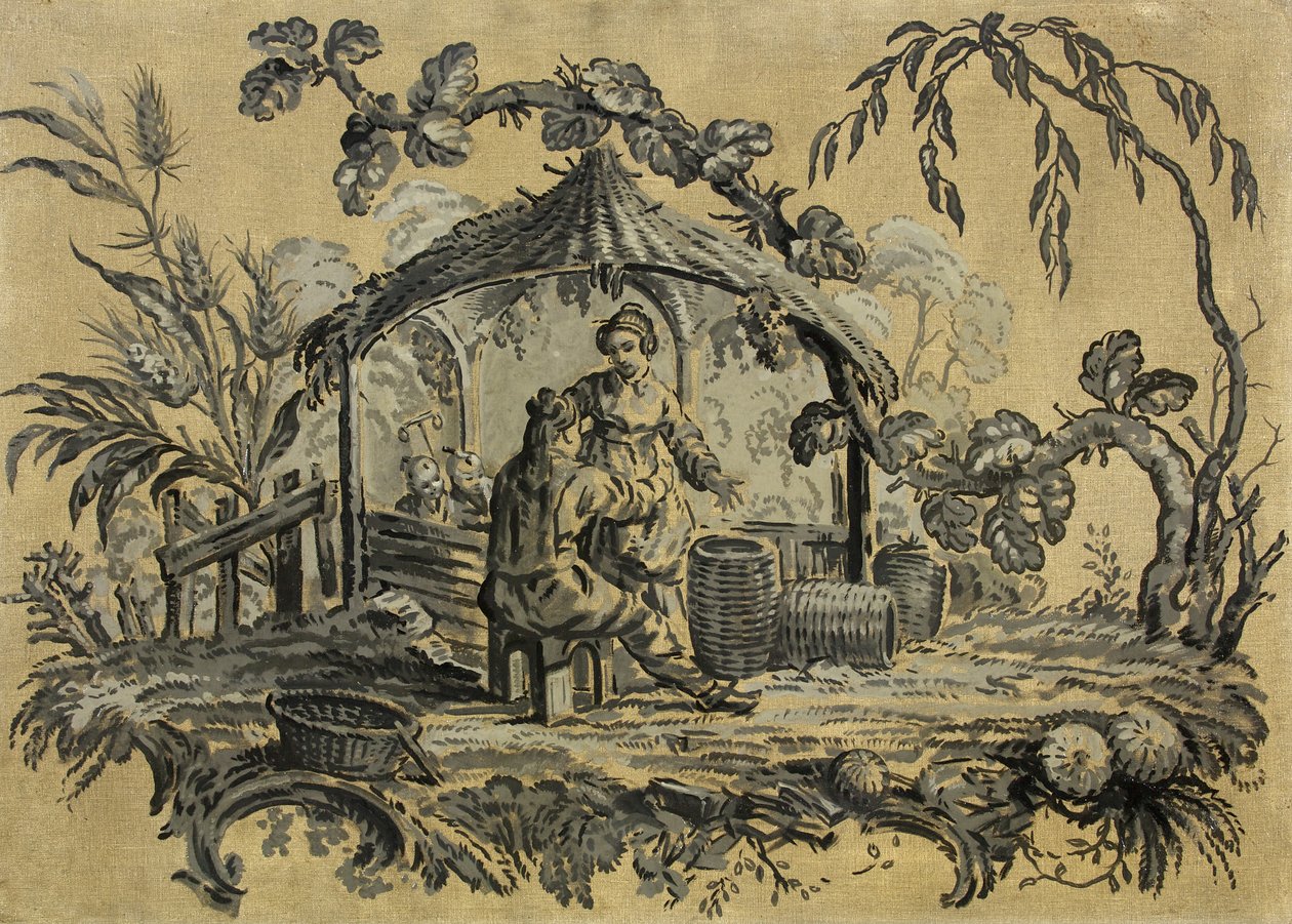 Chinoiserie (olie på lærred) af William Bruce Ellis Ranken