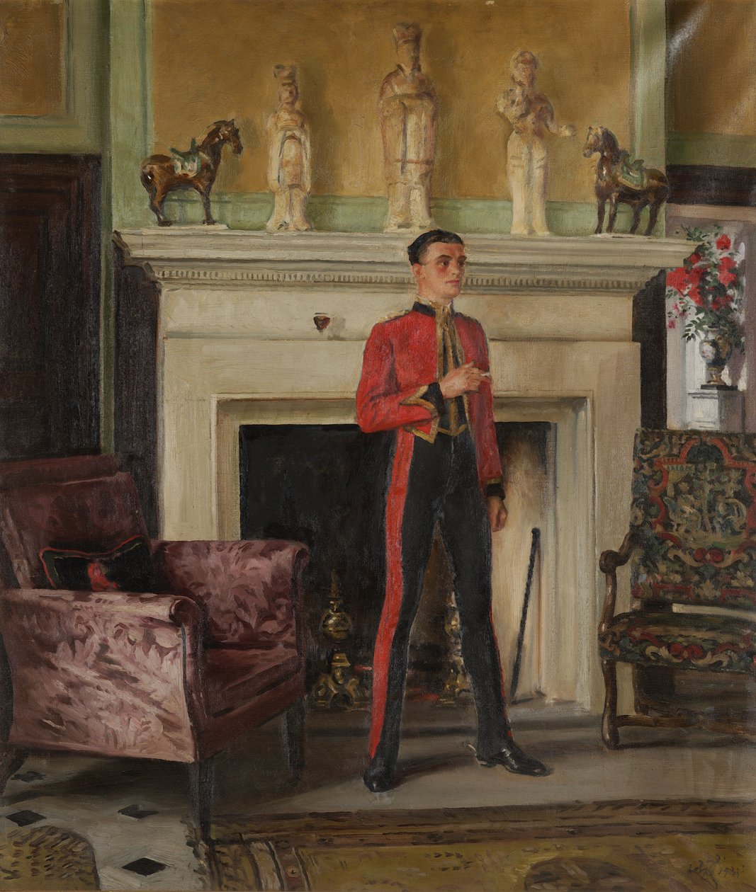 Hall at Warbrook, 1933 af William Bruce Ellis Ranken