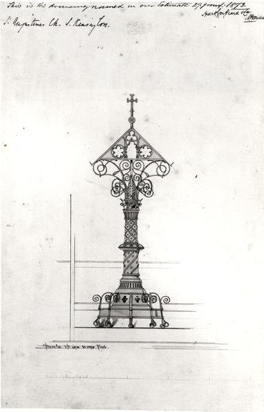 Design til en talerstol, St. Augustine