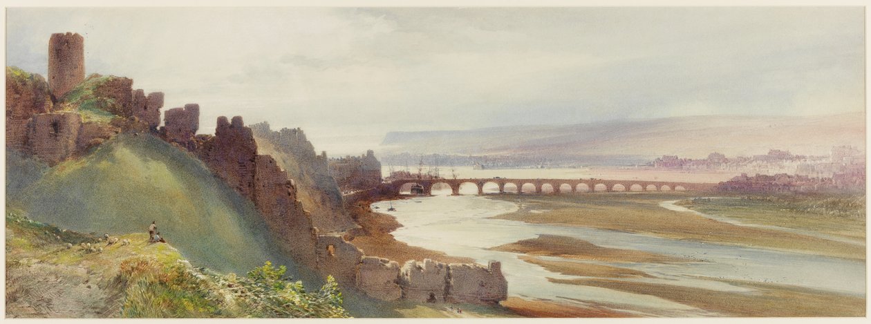 Berwick upon Tweed af William Callow