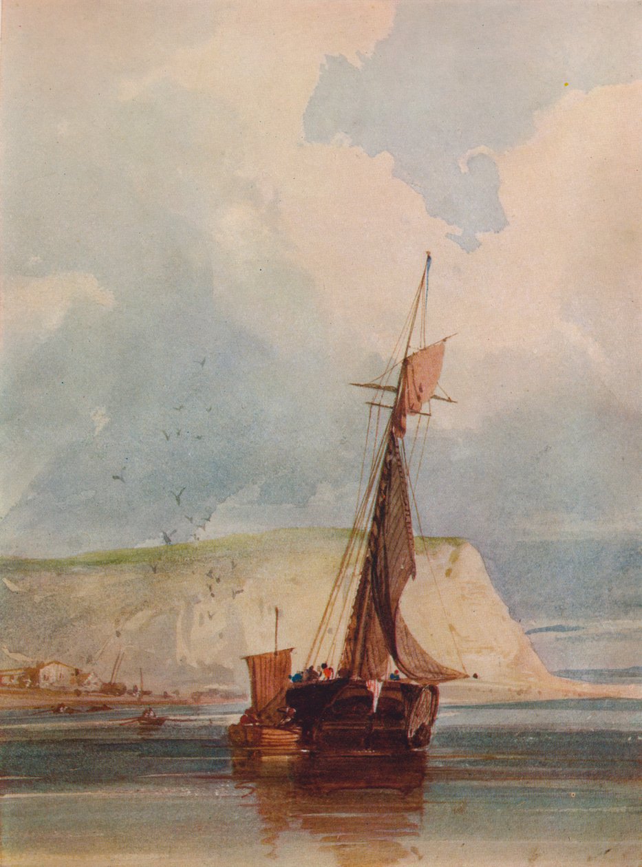 Fishing Boats of the Headland, c1841 af William Callow