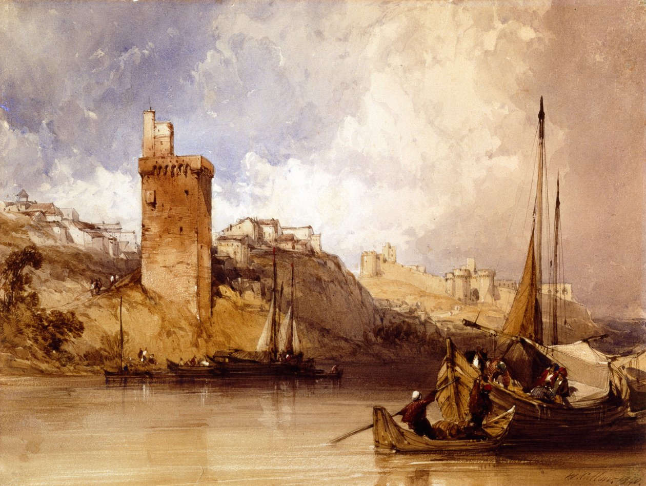 Villeneuve Les Avignon af William Callow