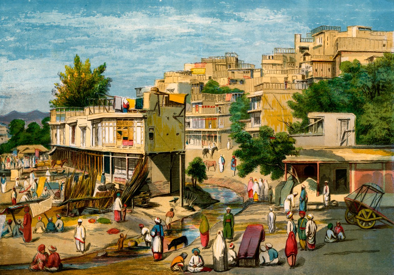 Peshawar, Pakistan, 1857. af William Carpenter