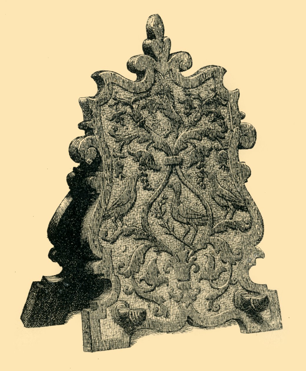 Bogstøtte, 1540-1580, 1881. af William Catley