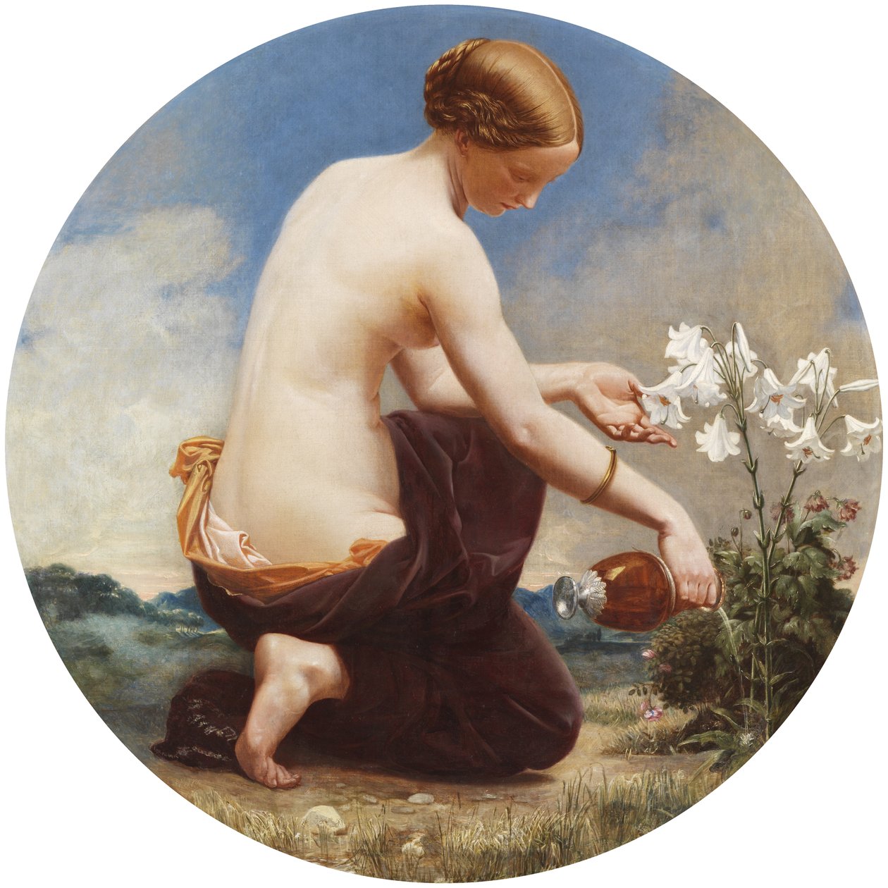 Hope Cherishing the Drooping af William Cave Thomas