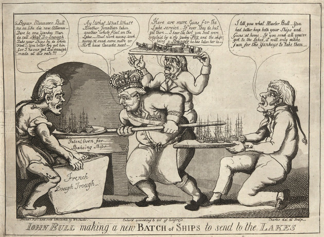 John Bull laver et nyt parti skibe til at sende til søerne af William Charles