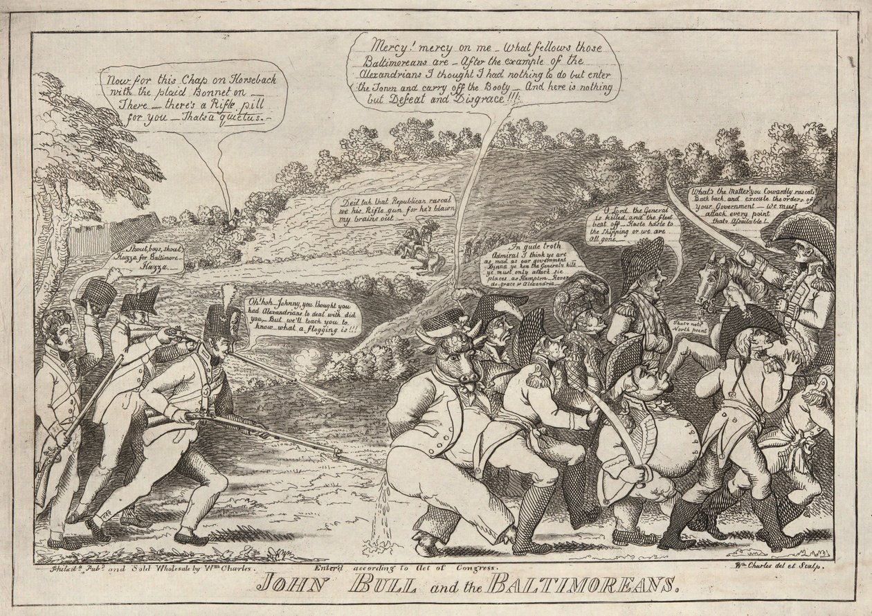 John Bull og baltimoreanerne af William Charles