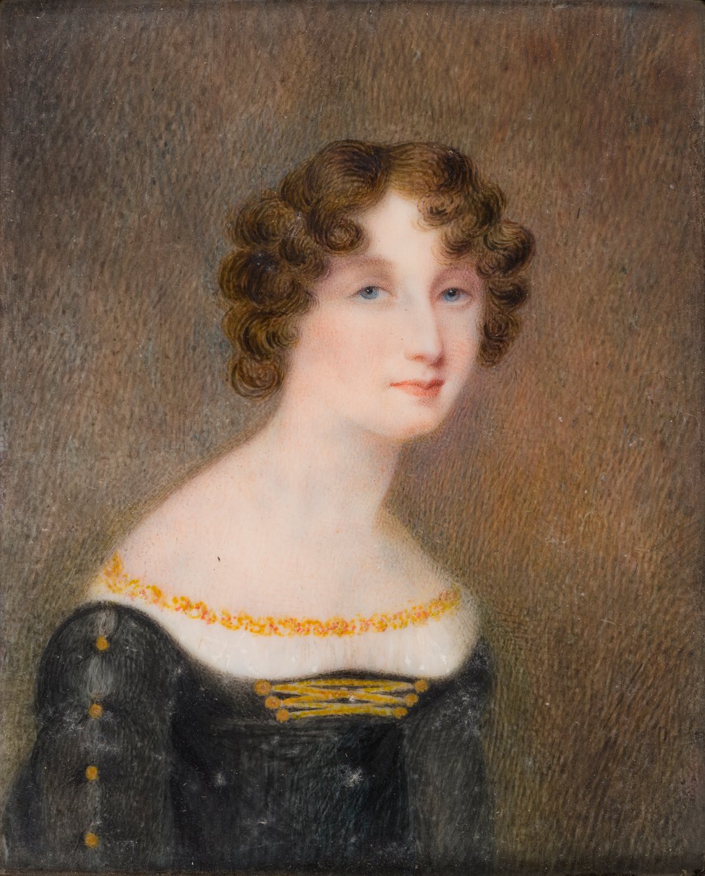 Portræt af Georgina Elizabeth Moncreiff, hustru til 2. jarl af Bradford (1792-1842) af William Charles Ross