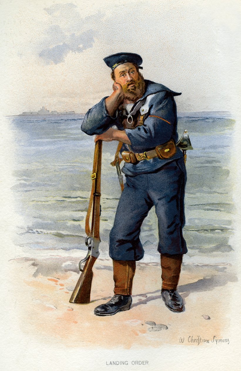 Landingsordre, c1890-c1893. af William Christian Symons