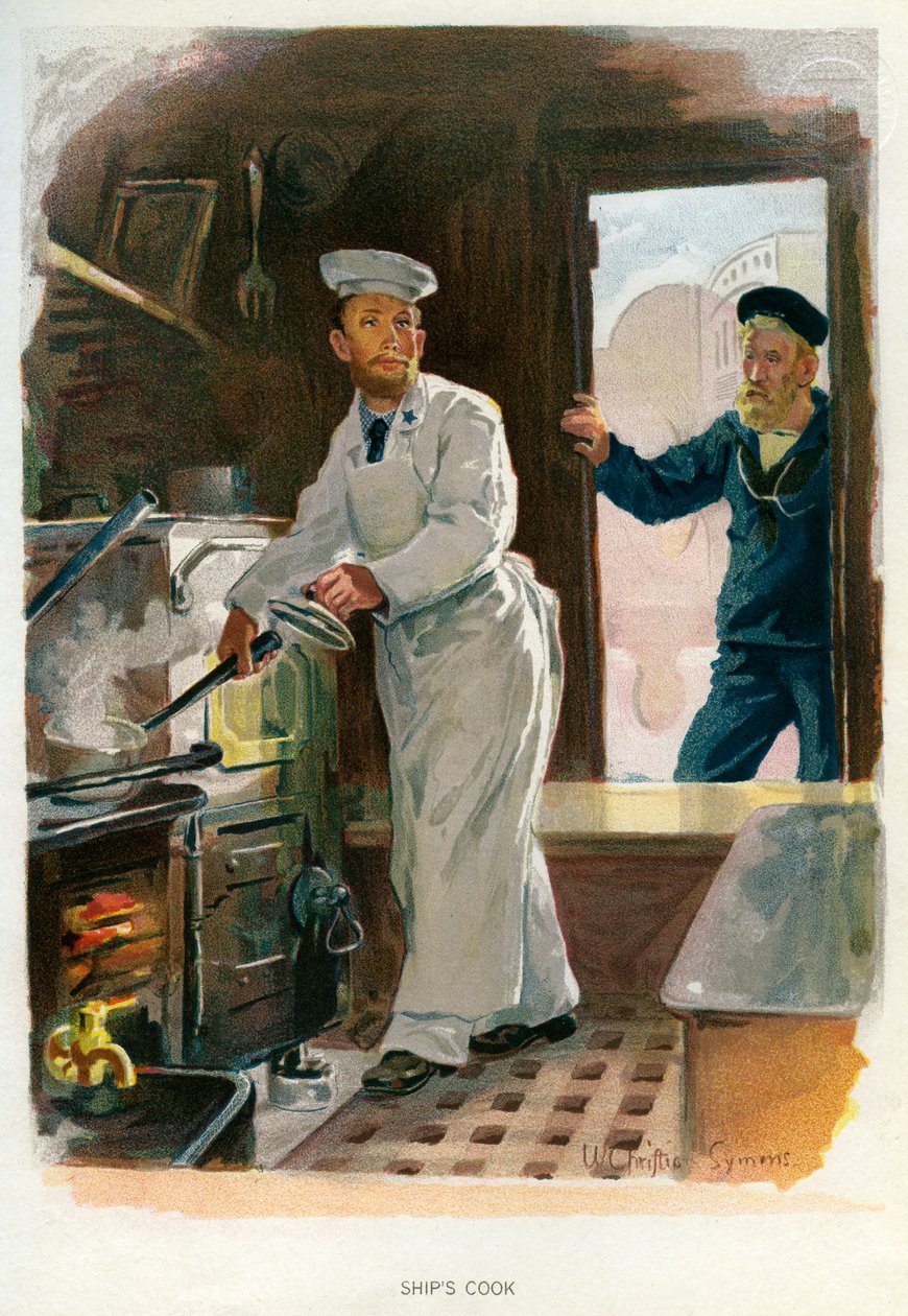 Skibskok, c1890-c1893 af William Christian Symons