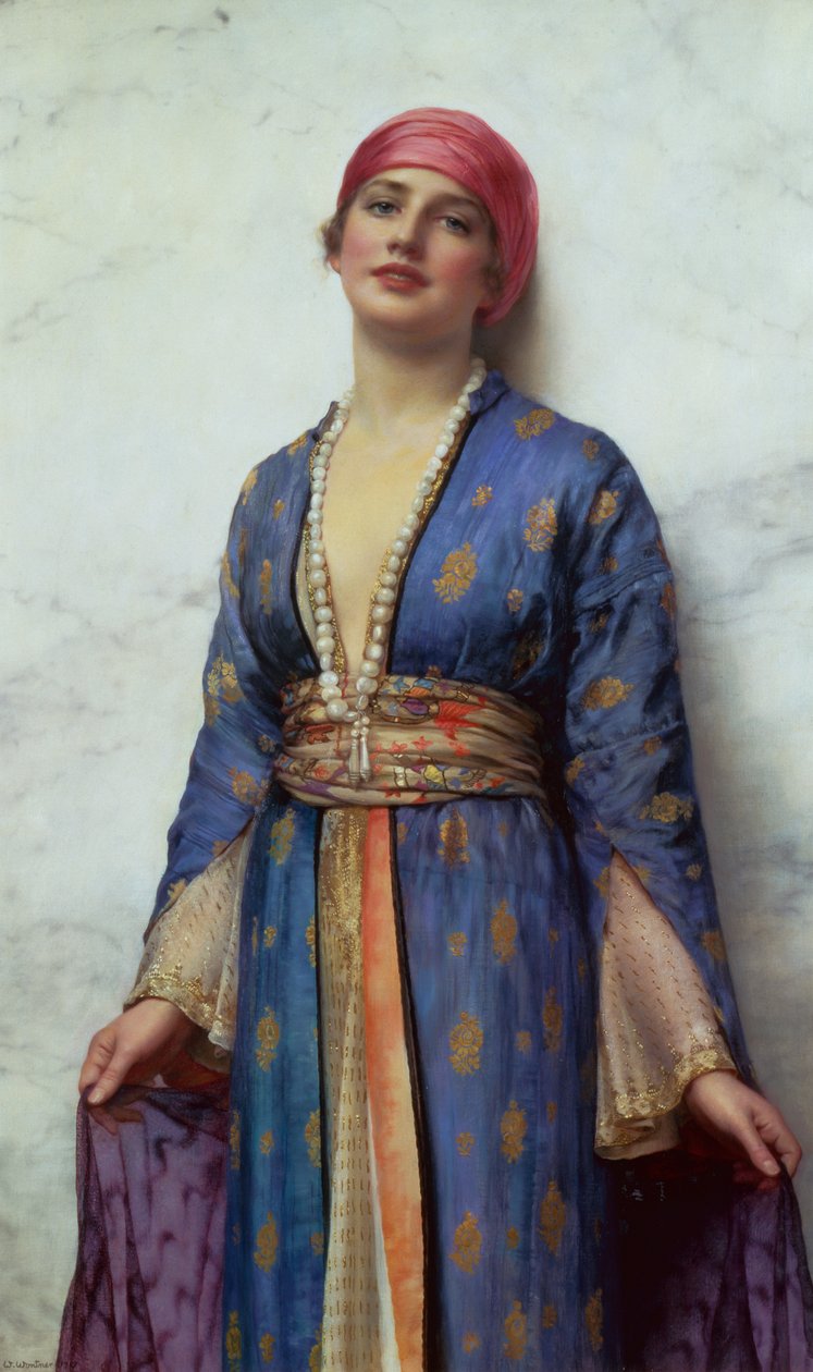 Yasemeen fra Arabian Nights (olie på lærred) af William Clark Wontner