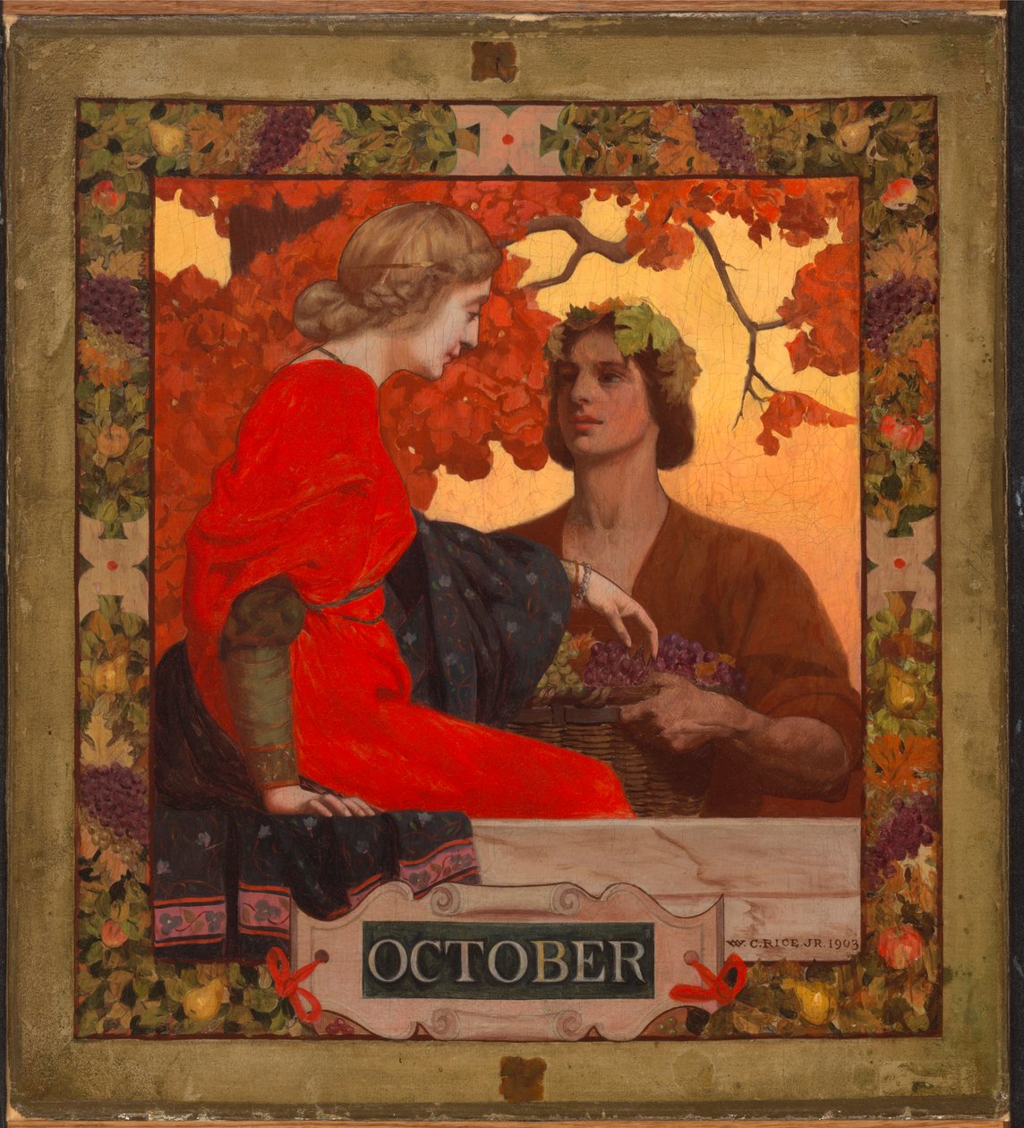 Oktober (forsideillustration til Harper