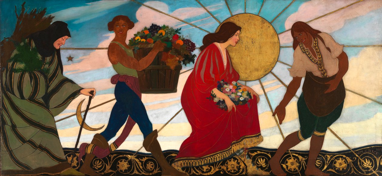 De fire årstider, 1923. af William Clarke Rice
