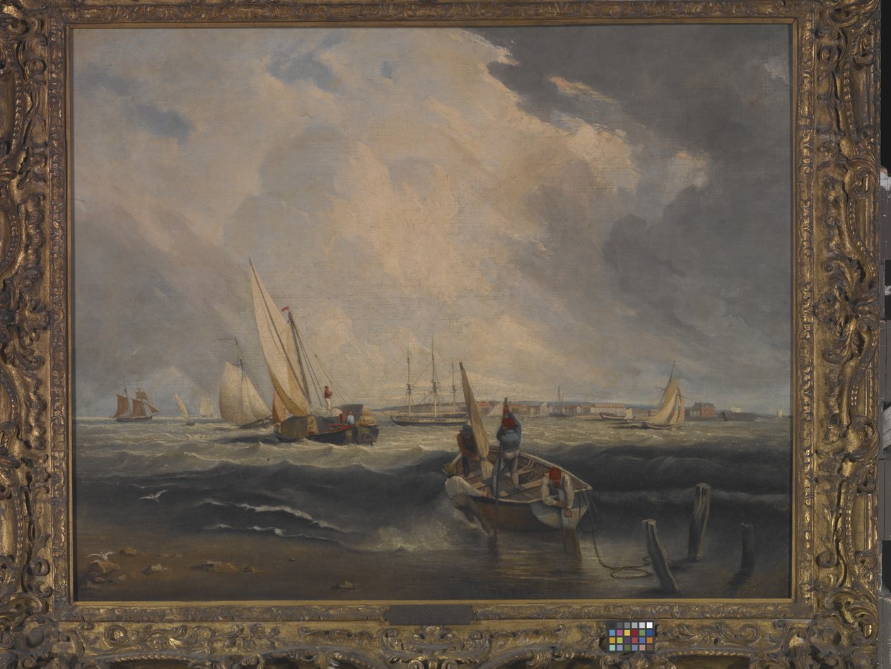 Bligh Sands, Sheerness (olie på lærred) af Clarkson Frederick Stanfield