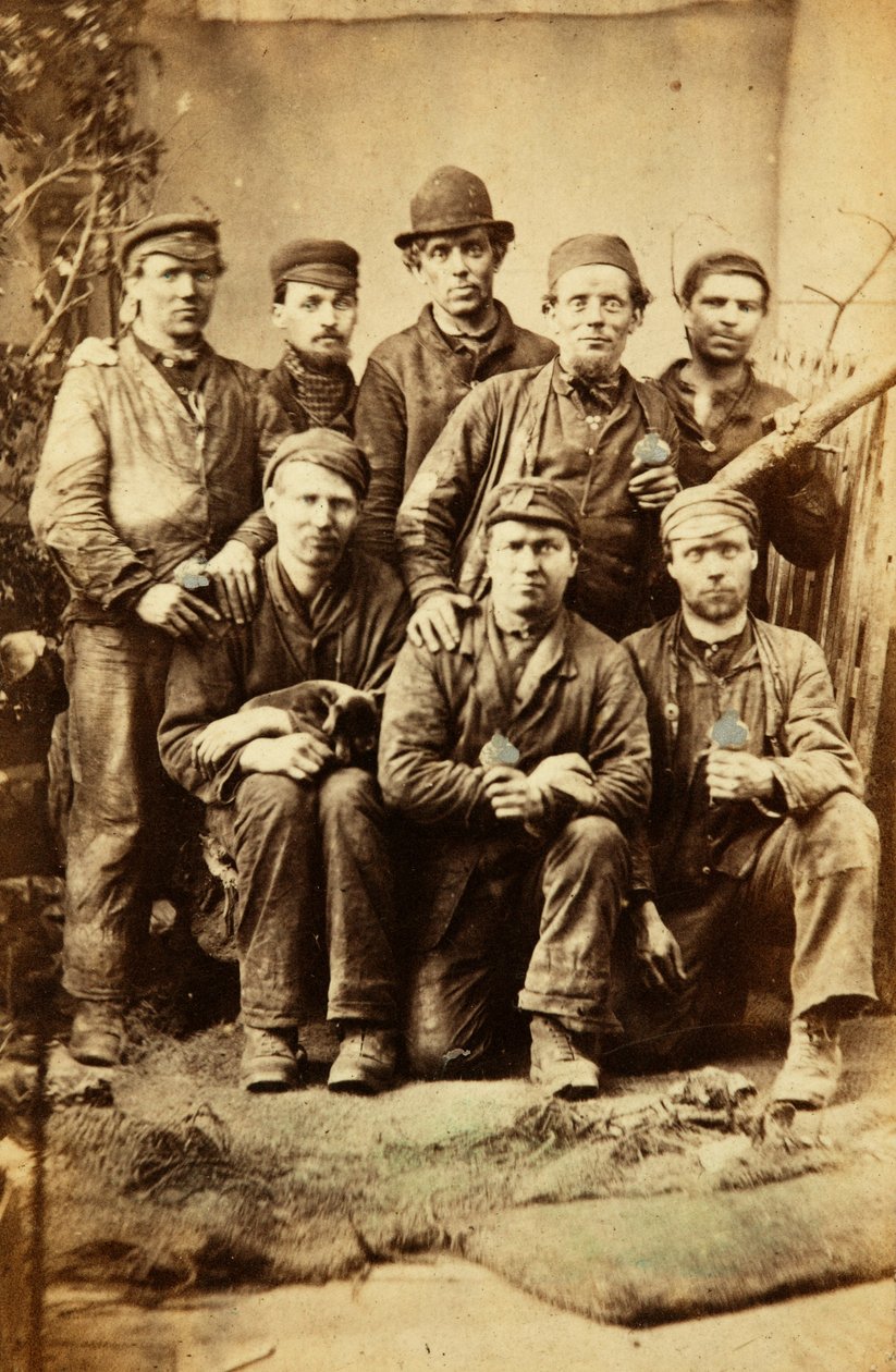 Arbejdere fra Tredegar Iron Works, Wales af William Clayton