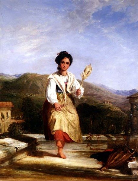 En pige fra Sorrento af William Collins