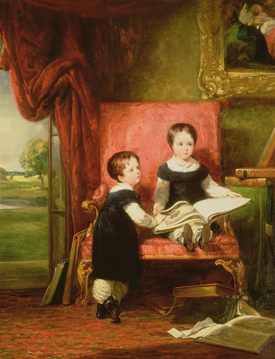 Lord Charles og Lord Thomas Pelham Clinton af William Collins