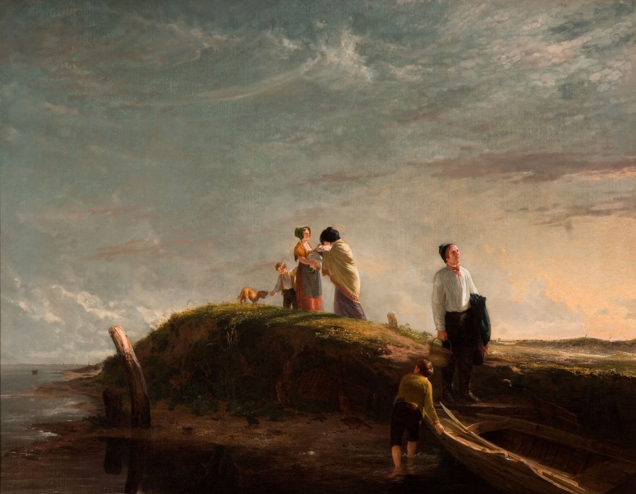 Den modvillige Afgang, 1815 af William Collins