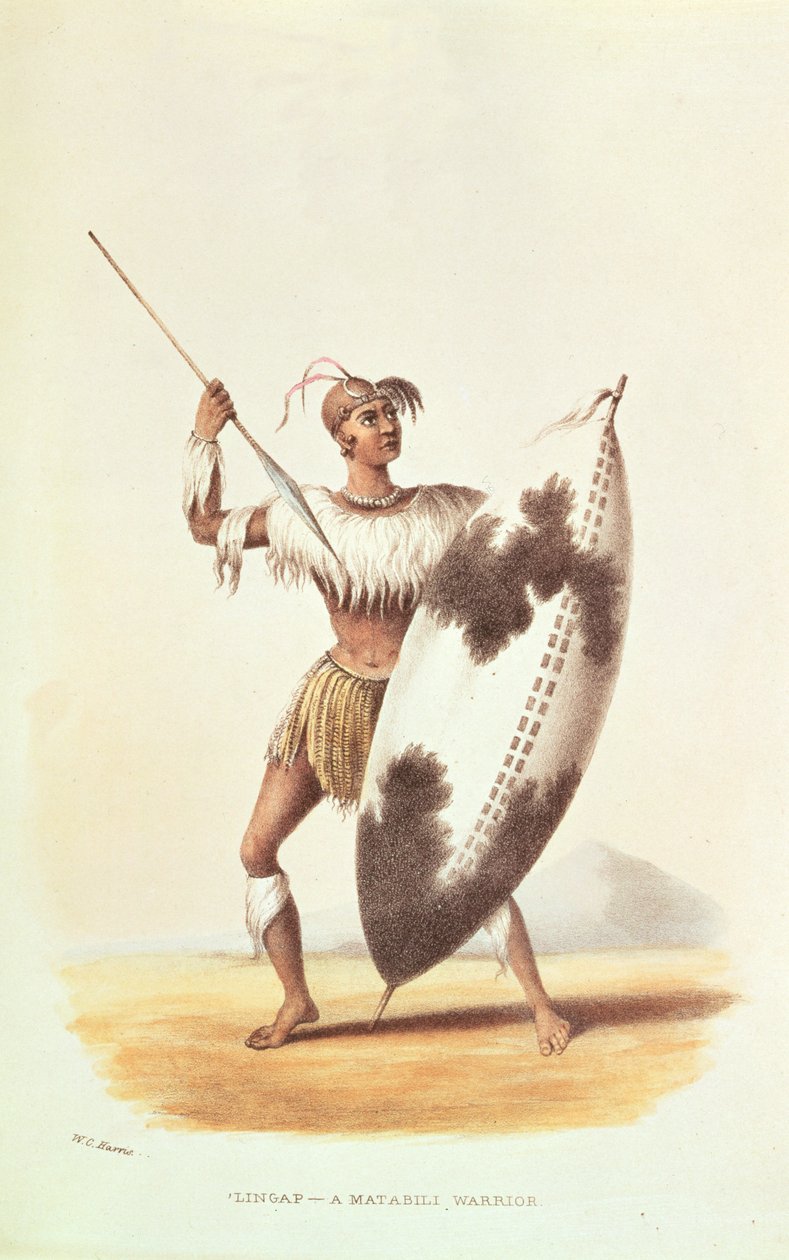 Lingap, en Matabili Warrior, illustration fra 