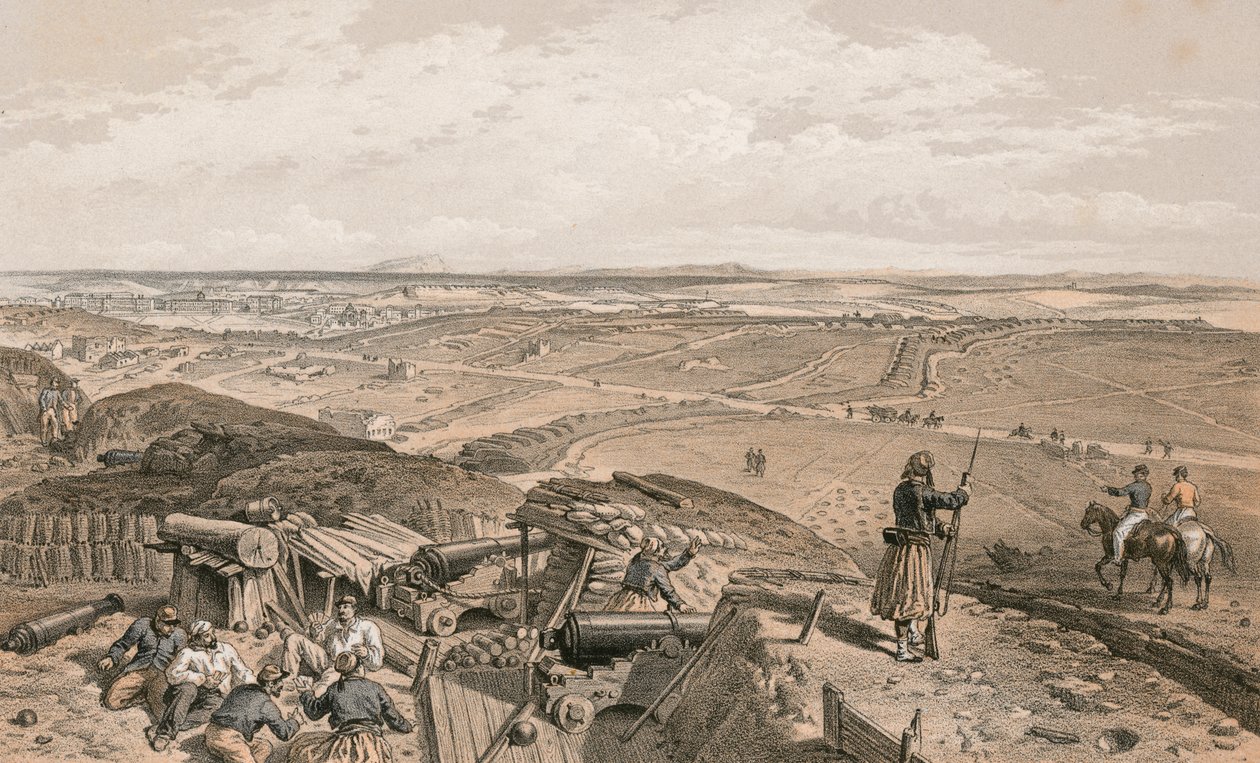 Bastion du Mat fra den centrale bastion af William 