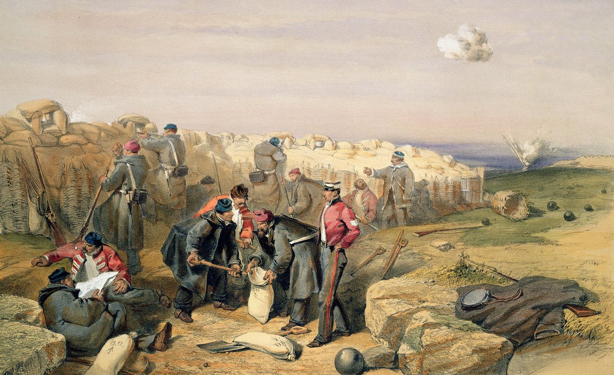 Russian Rifle Pit (nu britisk), plade fra 