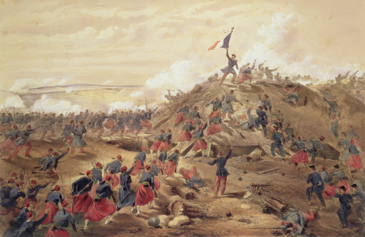 The Attack on the Malakoff, tallerken fra 