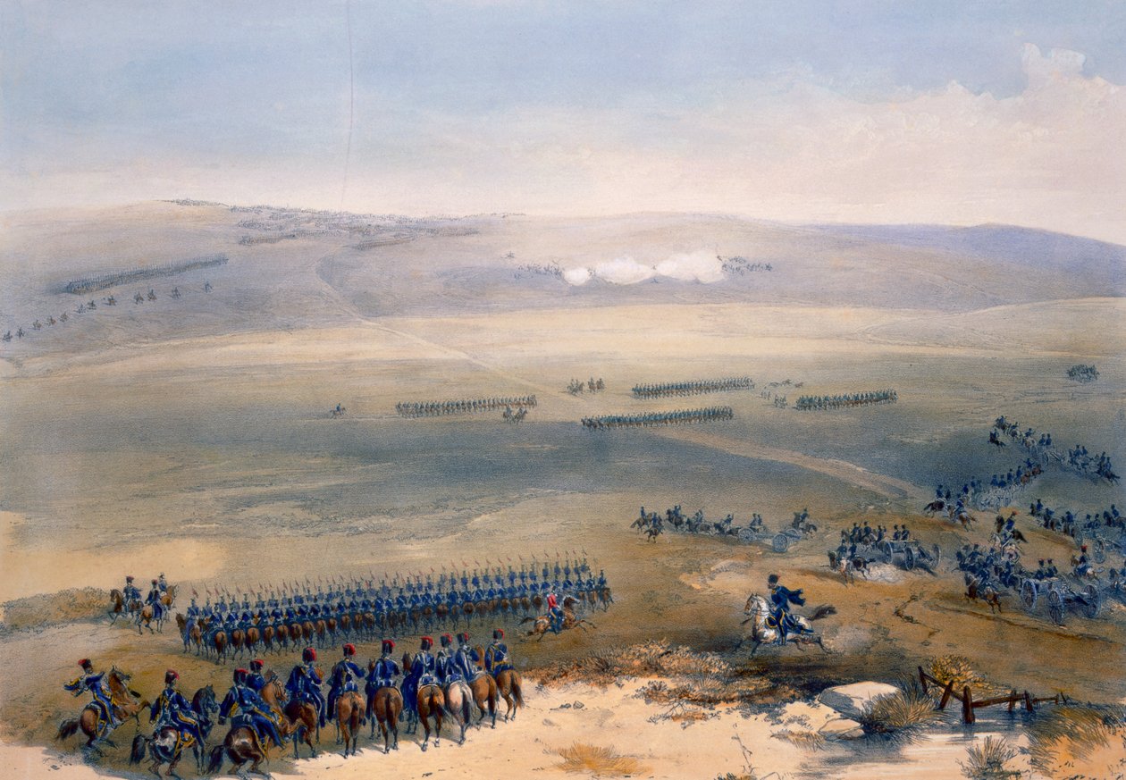 The Cavalry Affair of the Heights of Bulganak: the First Gun, tallerken fra 