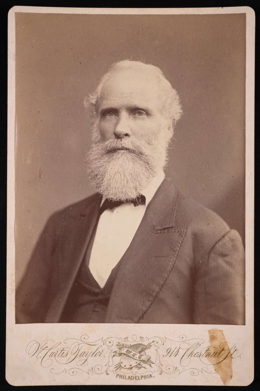 Portræt af Garland Carr Broadhead 1827-1912, før 1884. af William Curtis Taylor