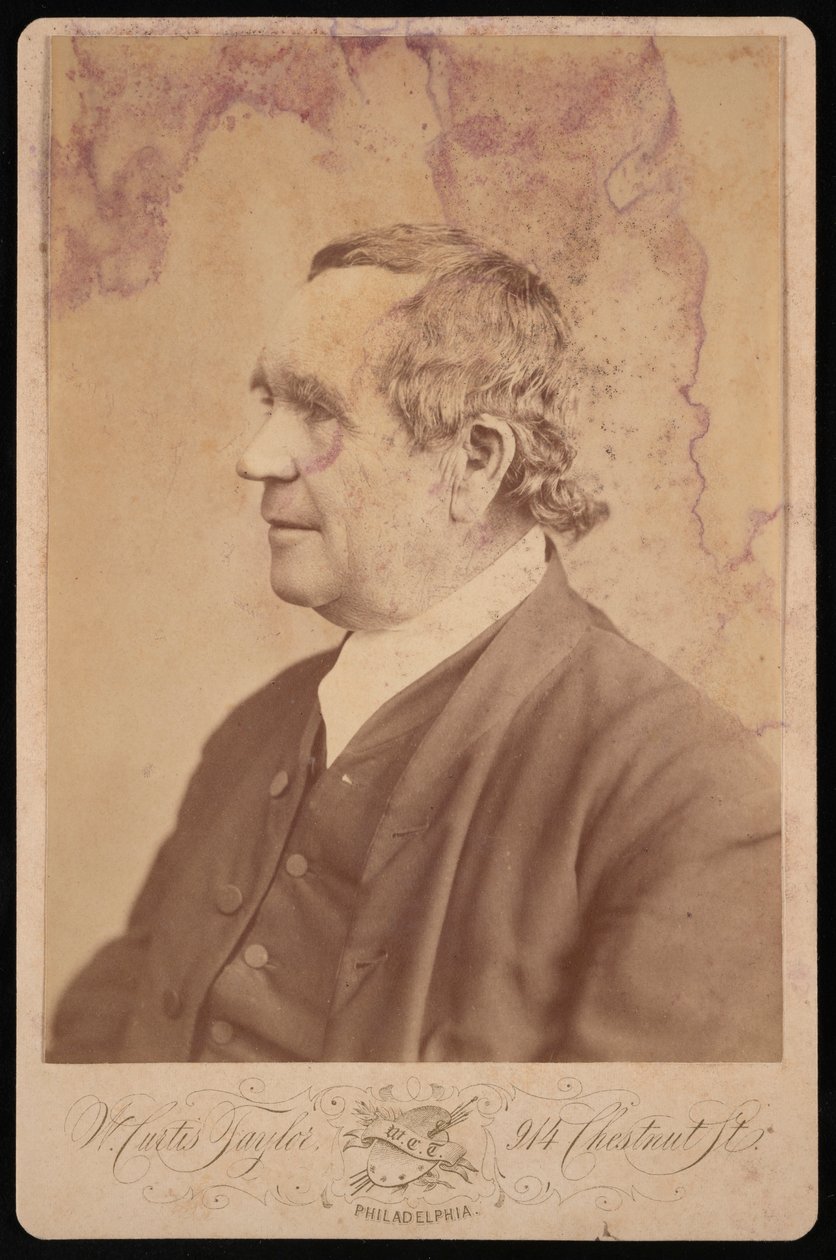 Portræt af J.D. Lang, før 1877. af William Curtis Taylor