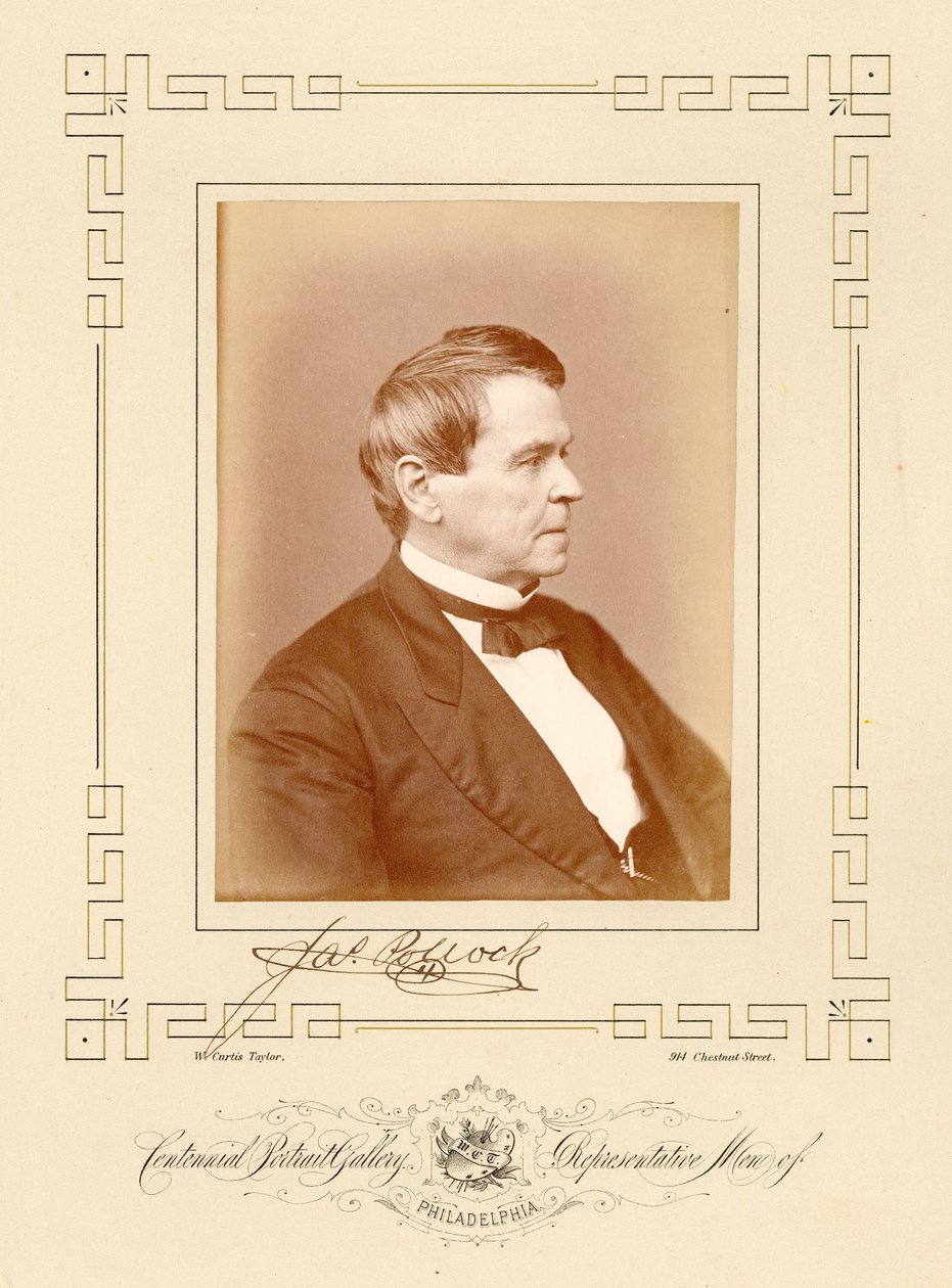 Portræt af James Pollock af William Curtis Taylor