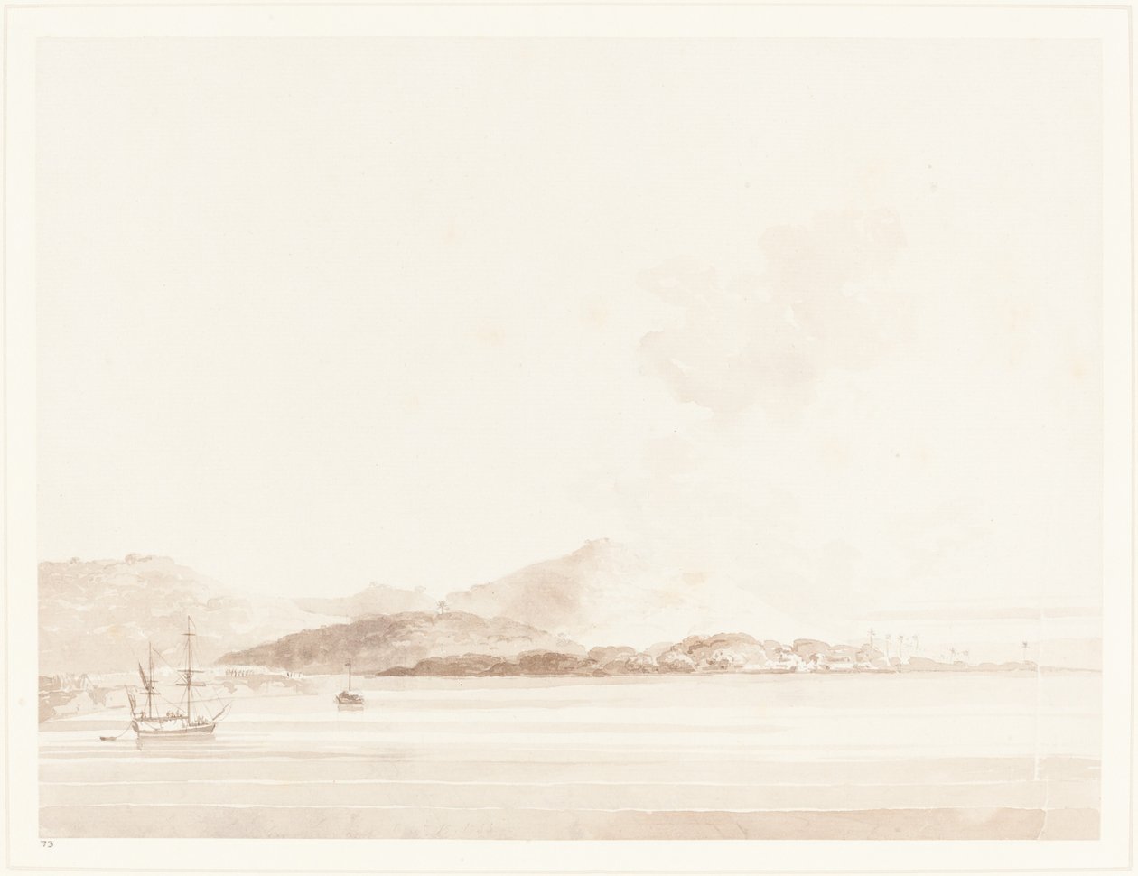 Udsigt i Indien af William Daniell