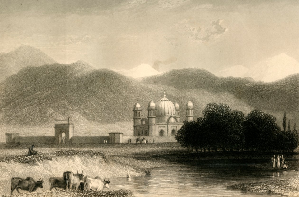 I Nujibabad, Rohilcund, 1835. af William Daniell