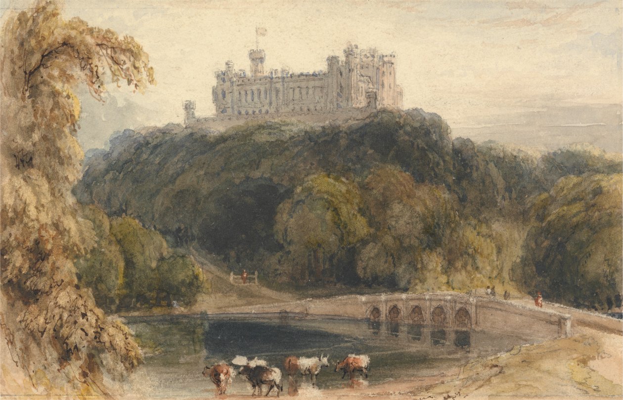 Belvoir Castle, Rutland af William Daniell
