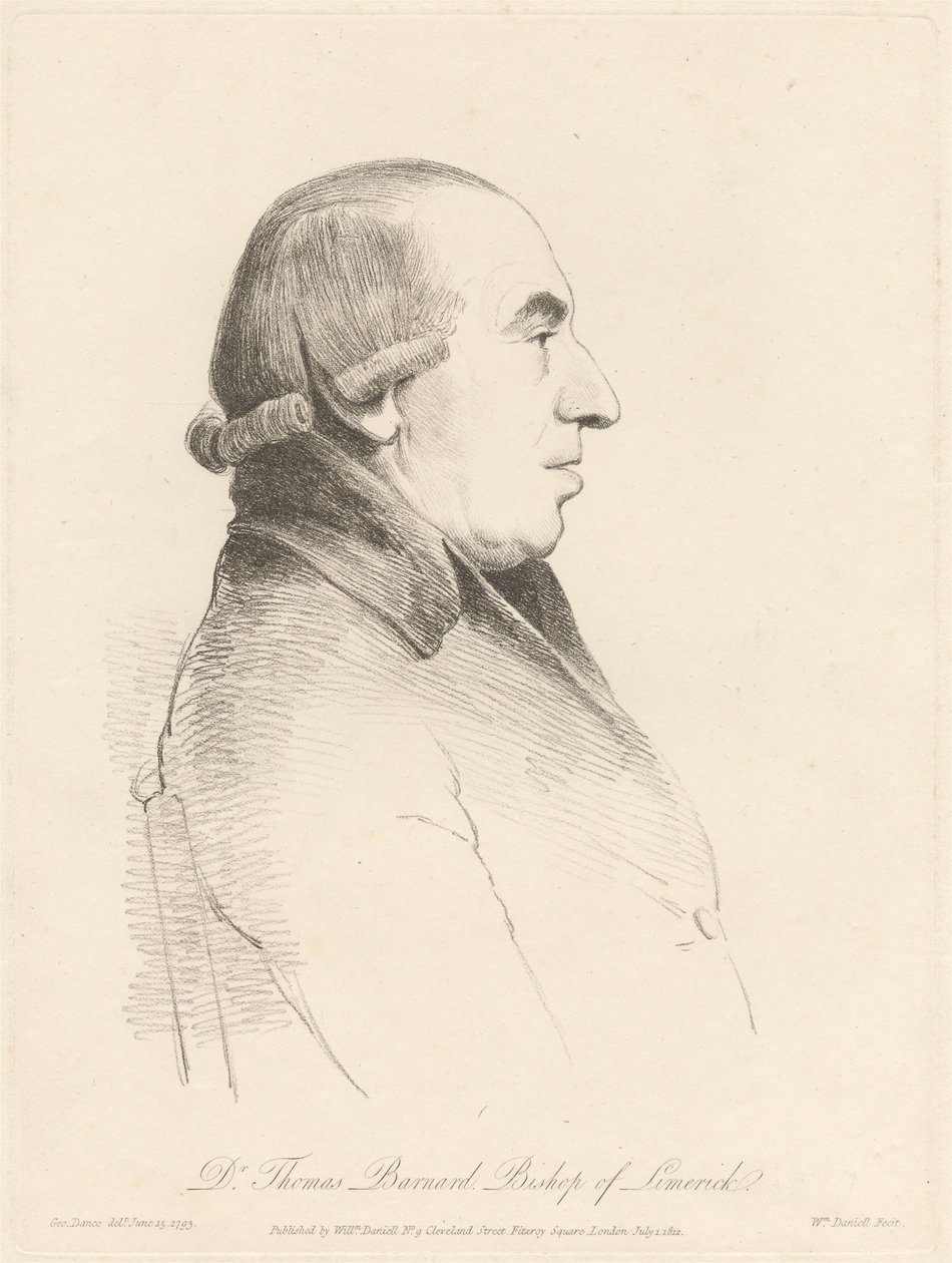 Dr. Thomas Barnard, biskop af Limerick af William Daniell