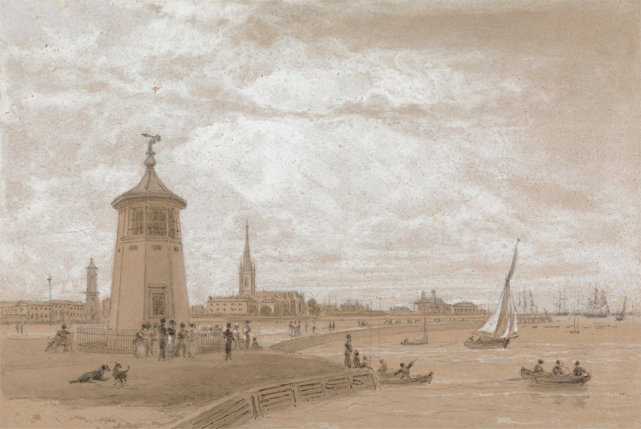 Harwich, Essex af William Daniell