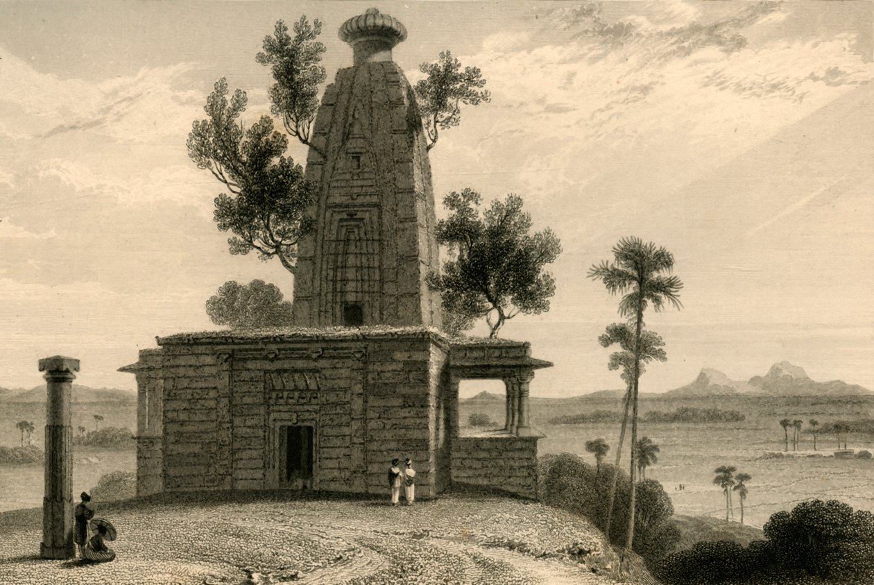 Hindu Temple Heat Kissing, Bahar, 3. af William Daniell