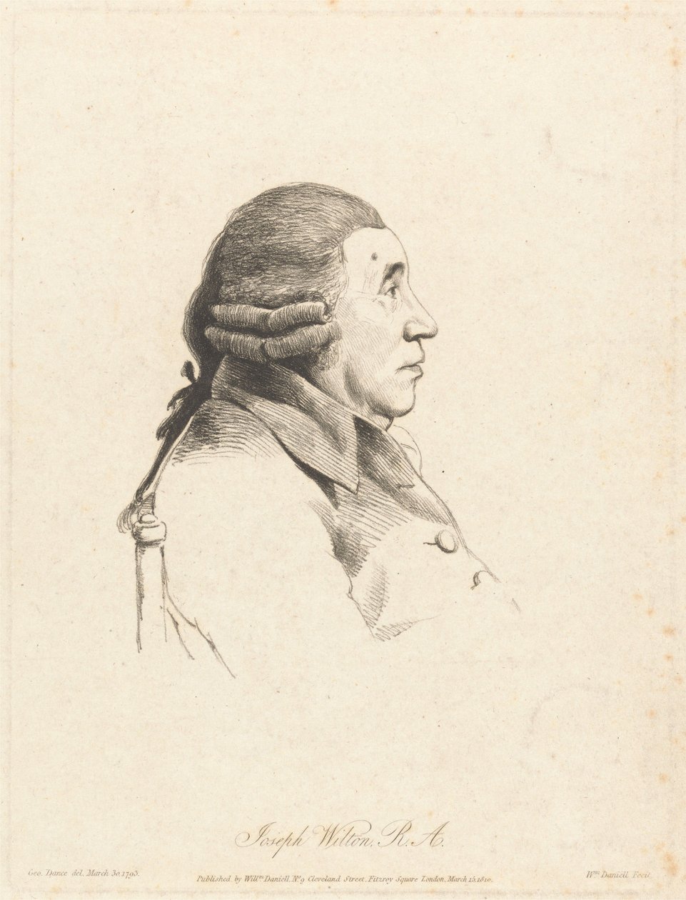 Joseph Wilton, R.A. af William Daniell