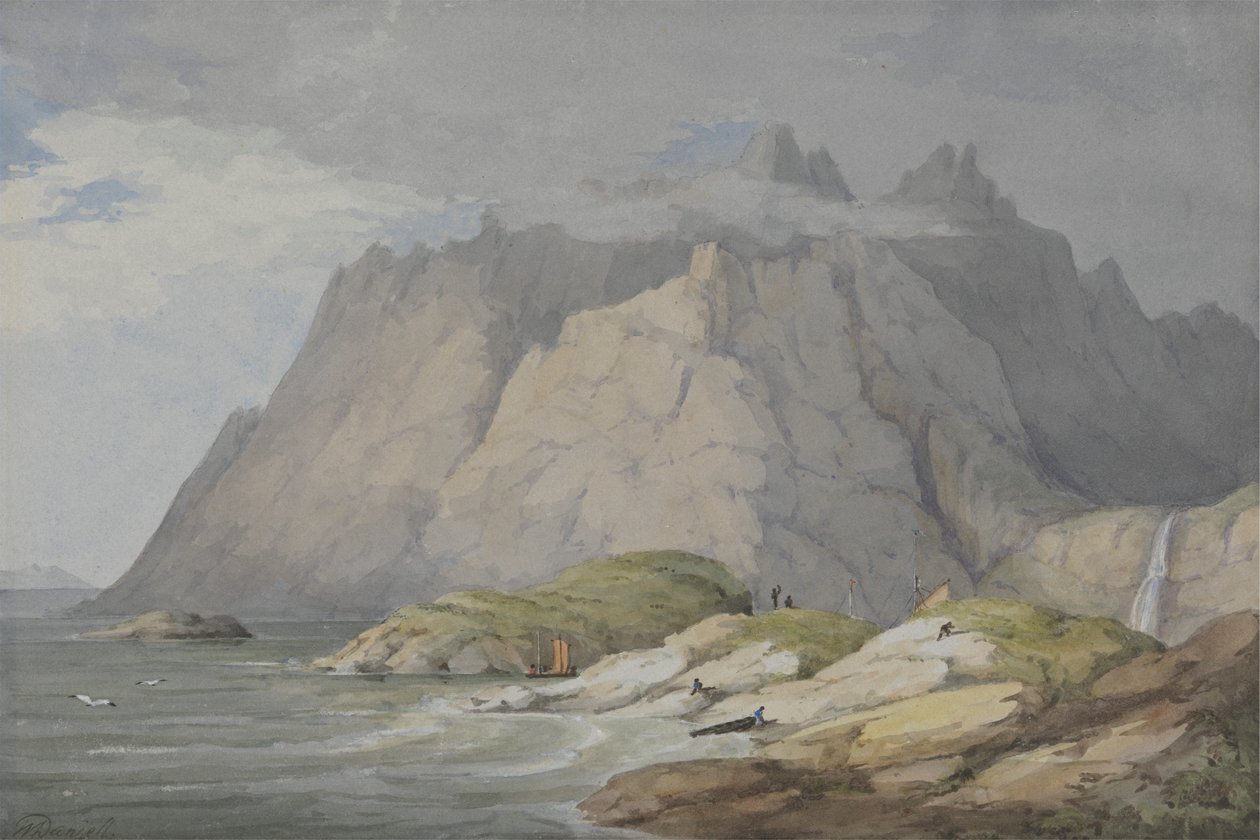 Loch Scavaig, Isle of Skye af William Daniell