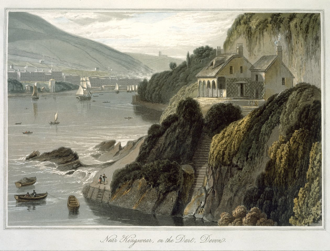Near Kingswear, on the Dart, Devon, fra bind VIII af 