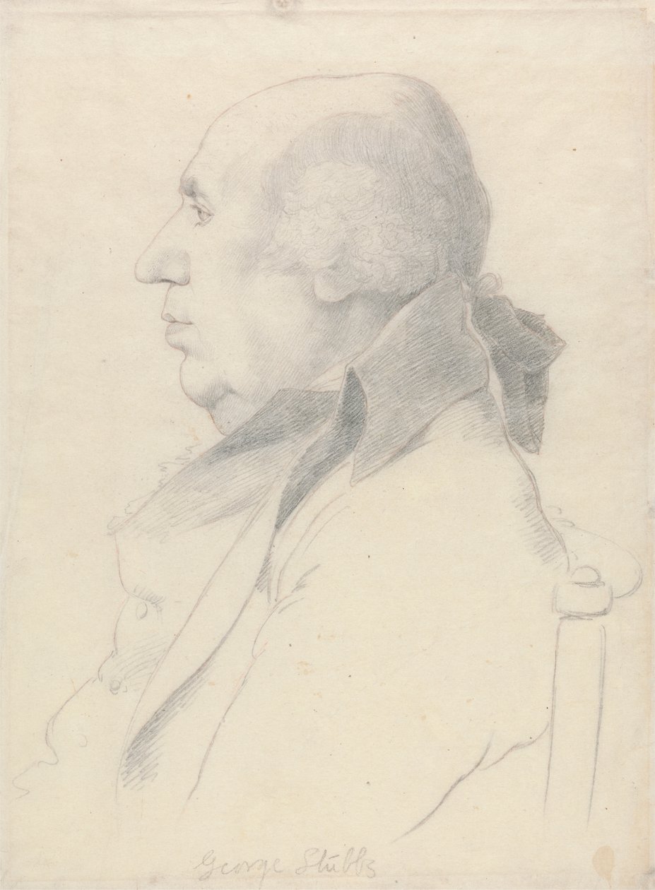 Portræt af George Stubbs af William Daniell