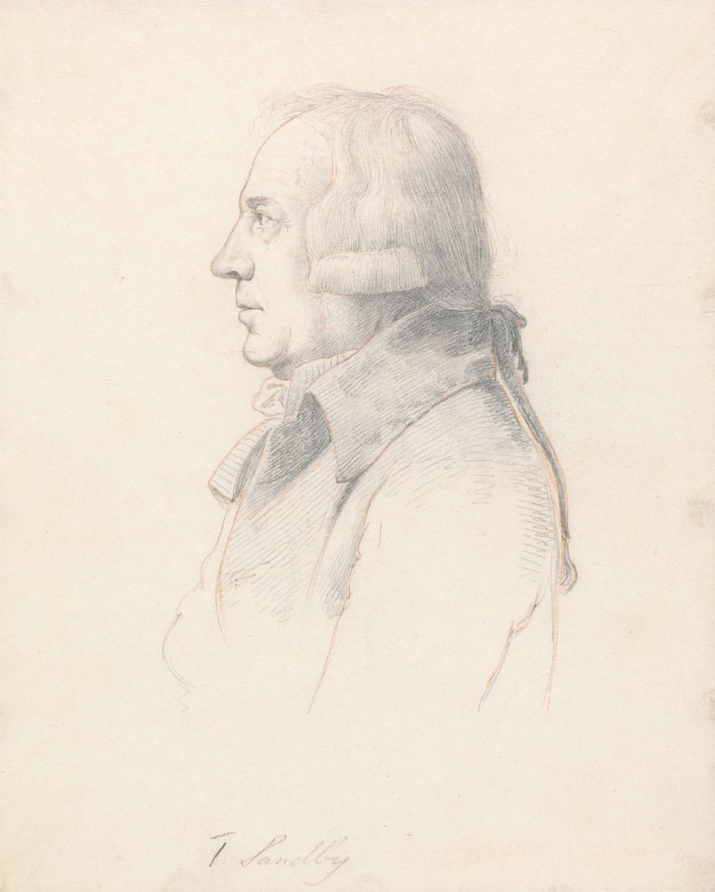 Portræt af Thomas Sandby af William Daniell