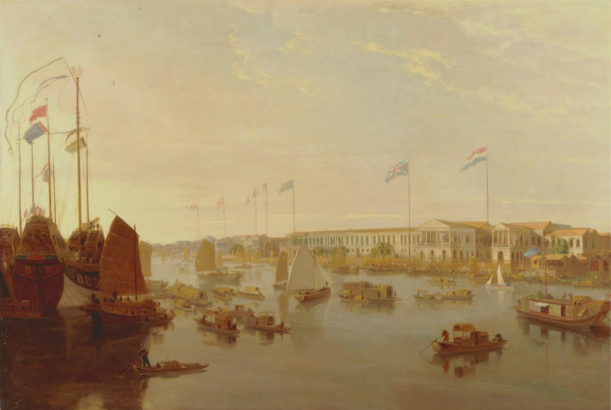De europæiske fabrikker, kanton af William Daniell