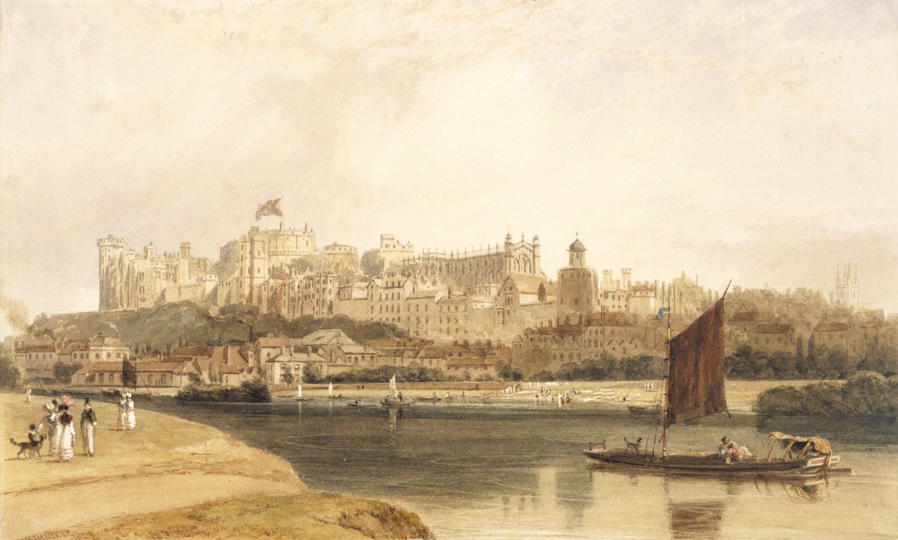 Windsor Slot af William Daniell