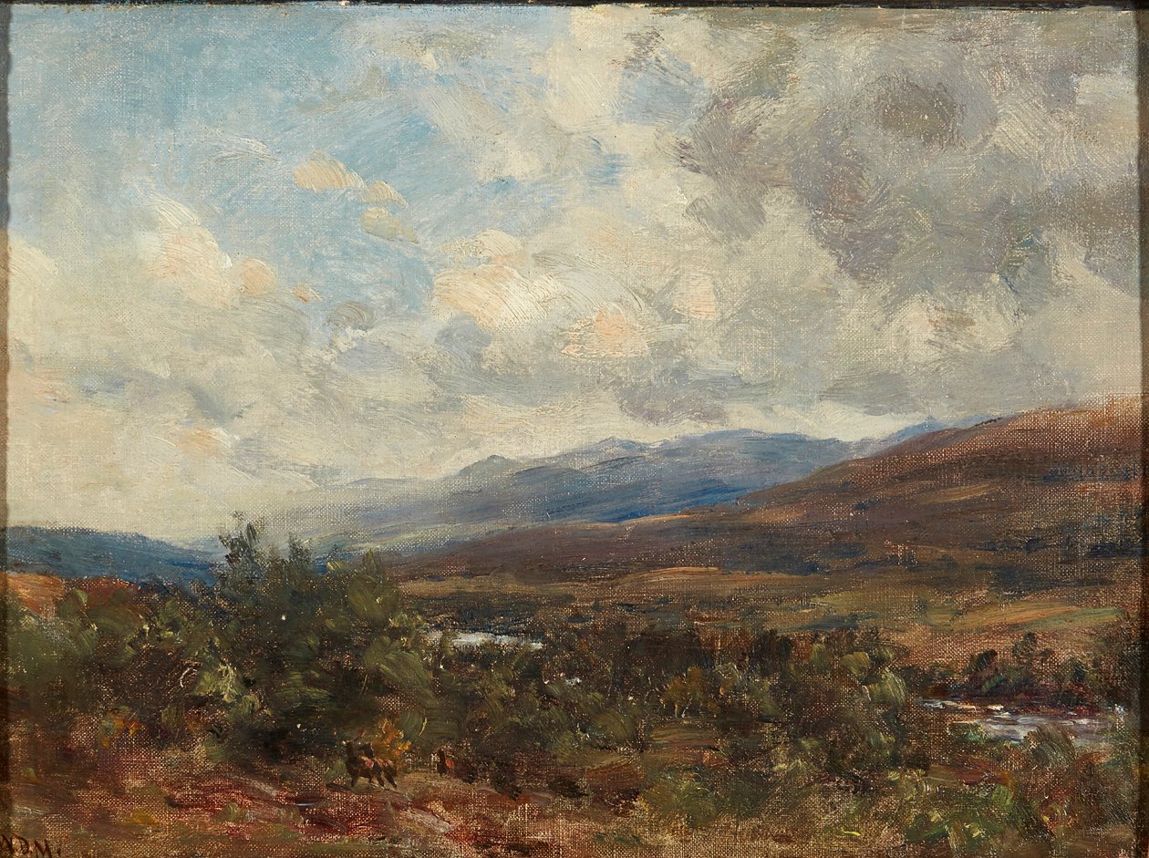 Clouds Over Moorland (olie på lærred) af William Darling McKay